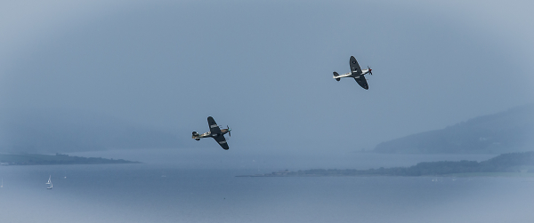 Spitfire and Hurricane