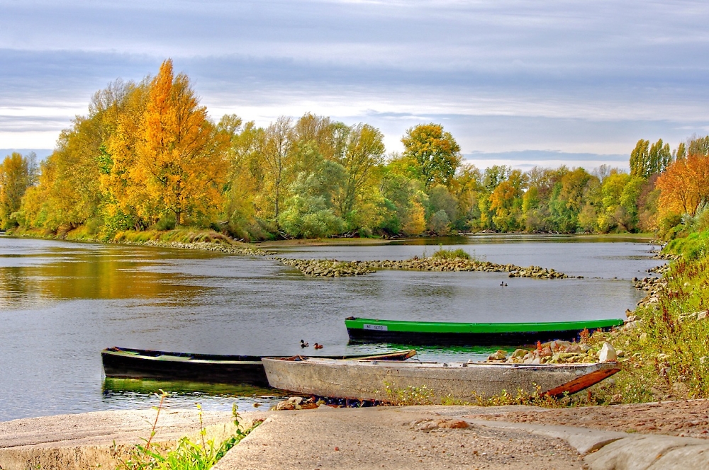 River Loire in autumn
