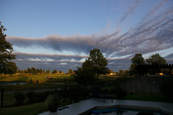 Sister-In-Law's Back Yard Evening Light