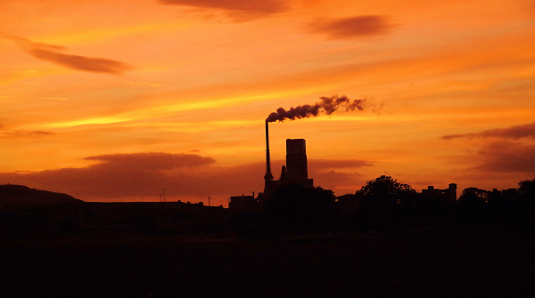 Sunset at Cement Works
