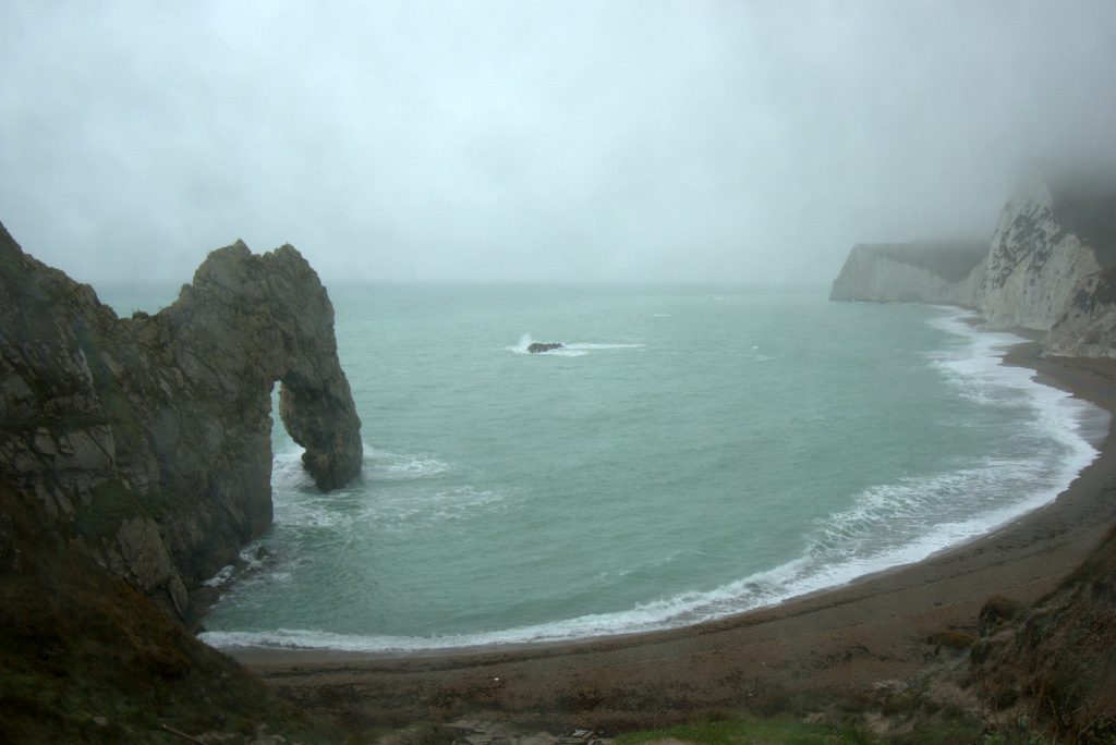 Mist over the Durdle Door