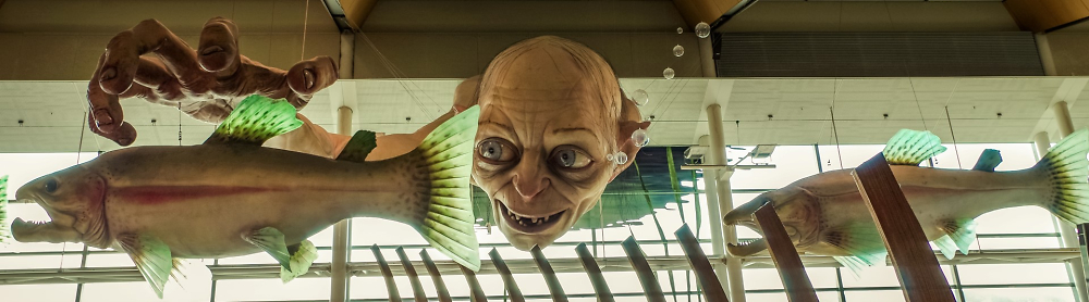 Gollum at Wellington Airport