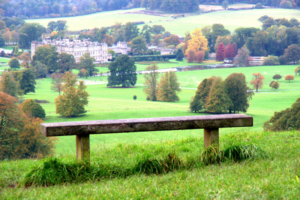 Looking down on Longleat
