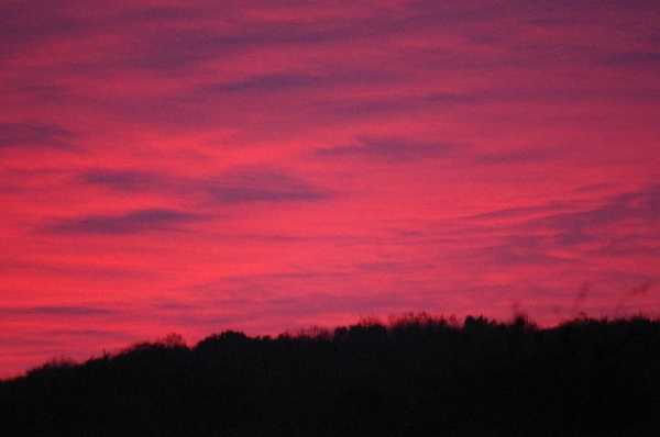sunset at my place
