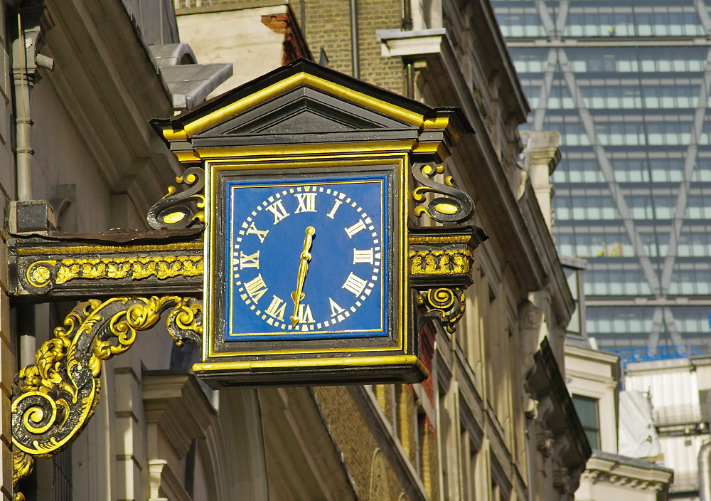 Old Clock, Rood Lane, nr Monument, City of London