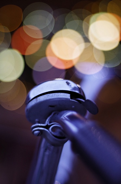 Bokeh and a bell