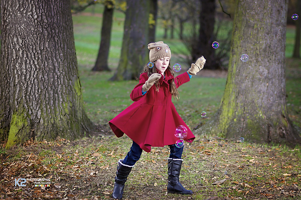 Little Red Riding Hood With Bubbles