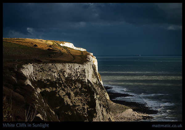 White Cliffs in Sunlight