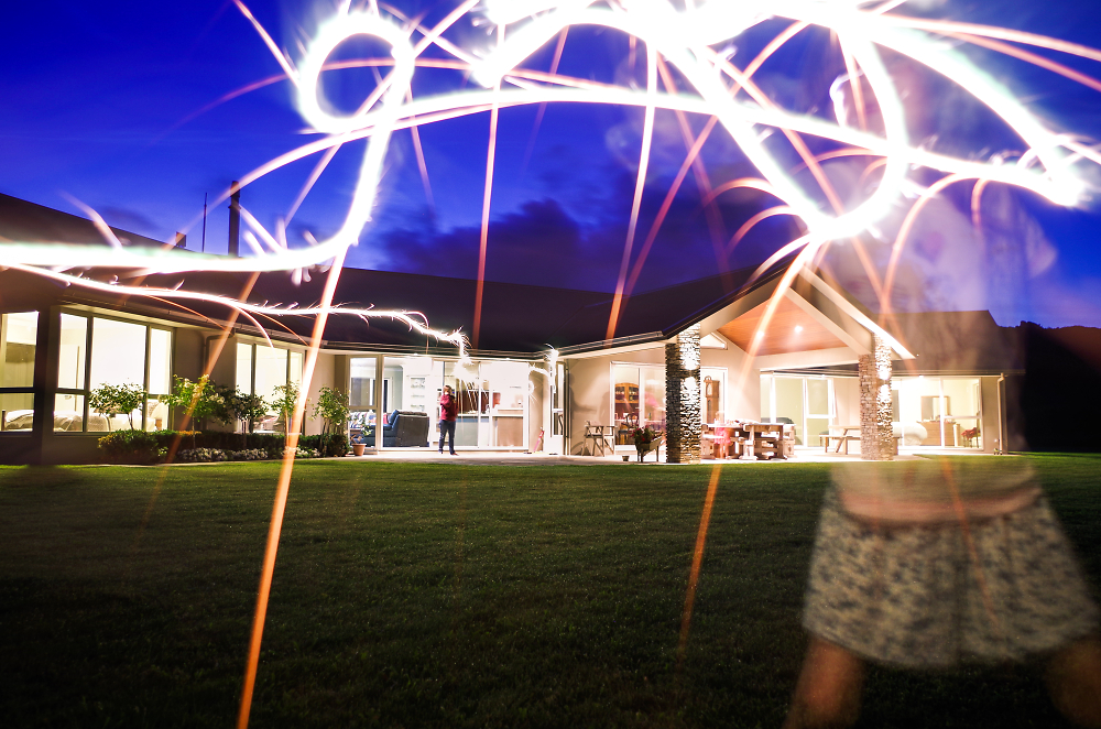 Holiday Sparkler Fun