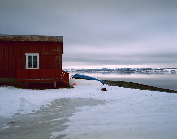 Boathouse by the senfjorden