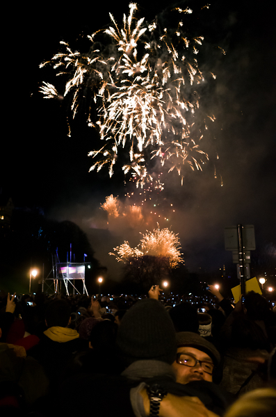 Edinburgh New Years Fireworks