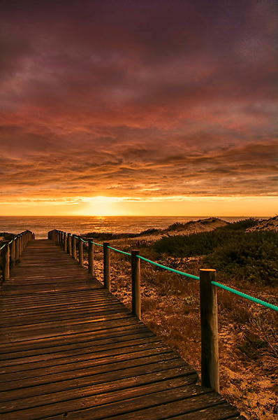Sunset from the boardwalk