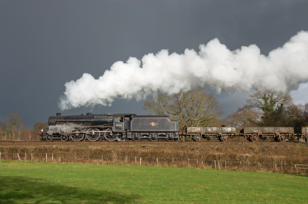 Black 5 Under Threatening Skies