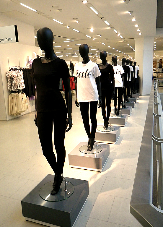 Mannequins on parade