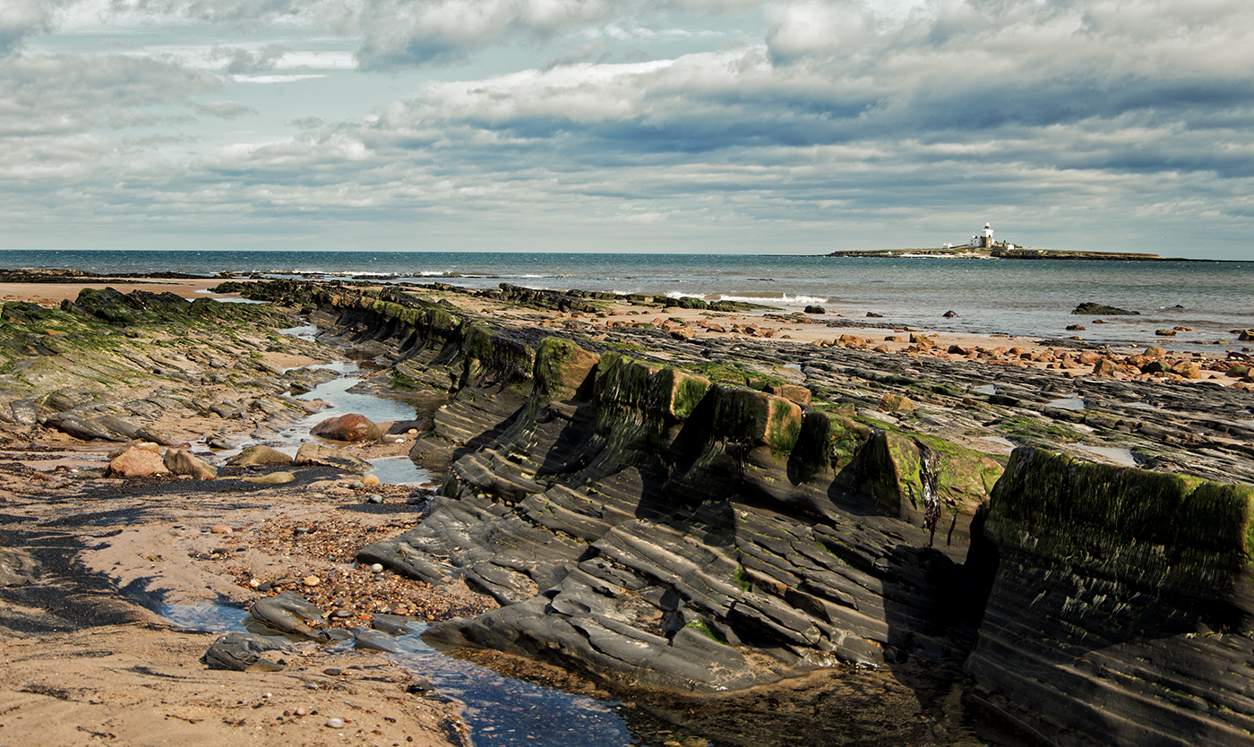 View towards Coquet Island