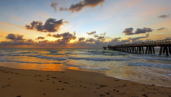 Pompano Pier Sunrise