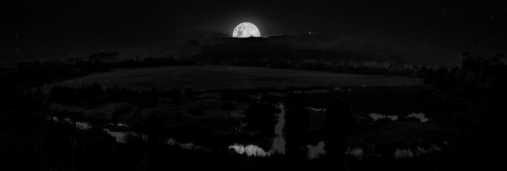 Moonrise Panorama