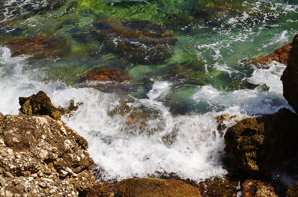 Clear Water on the way to Maya Plage, Cap D'ail
