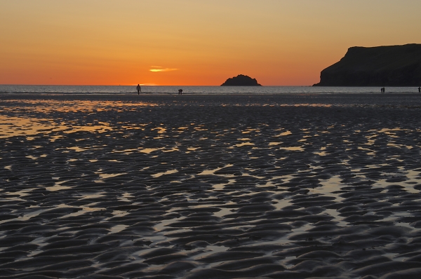 Sunset at Polzeath