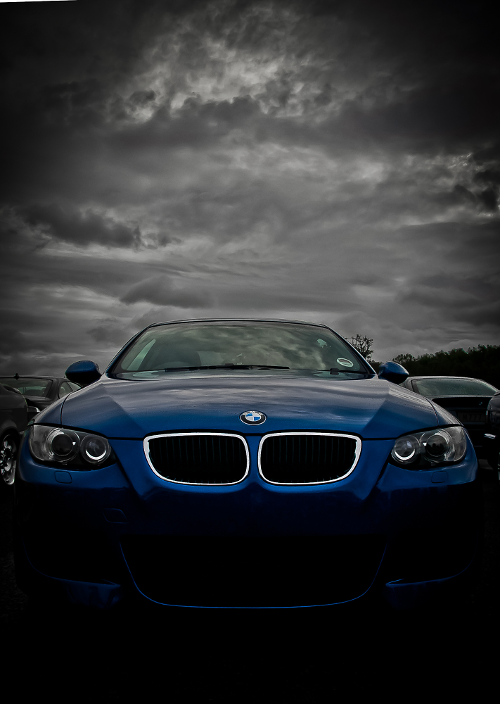 Blue BMW 3 Series