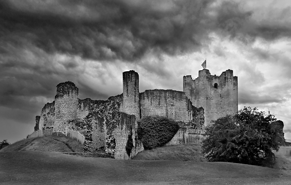 Stormy Skies over the Castle