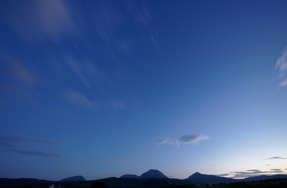 dawn over the Paps of Jura