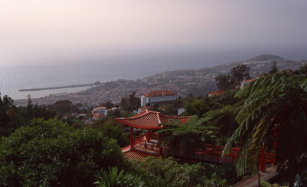 Funchal from Monte Palace Gardens