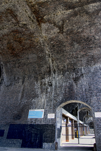 a railway arch in Birmingham