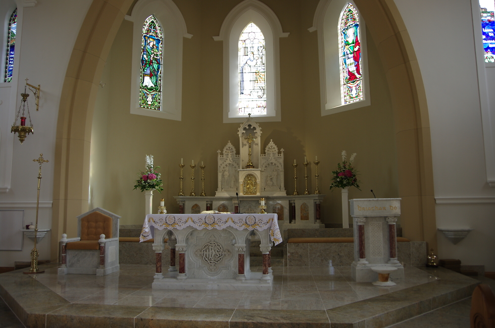 Altar of St Johns Church Killybegs