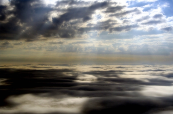 Between the Clouds