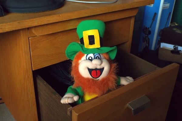 He's been on the Guinness again!