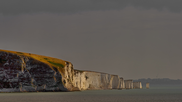 Handfast Point, Dorset, first sun
