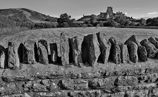 Corfe and Castle, Mono View