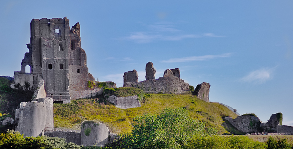 Corfe Castle from the Fields 2