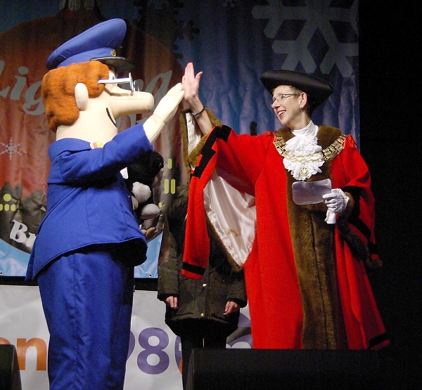 High Fives with Postman Pat !