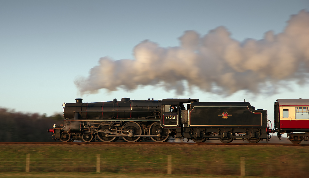 Black Five at Speed