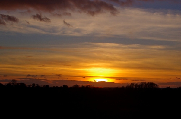 Christmas sunset 2014