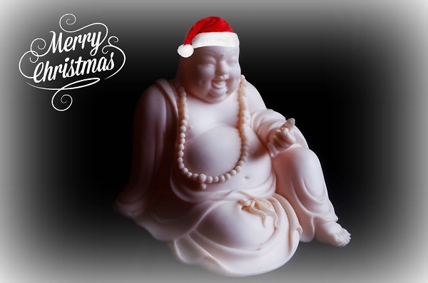 Merry budda Christmas