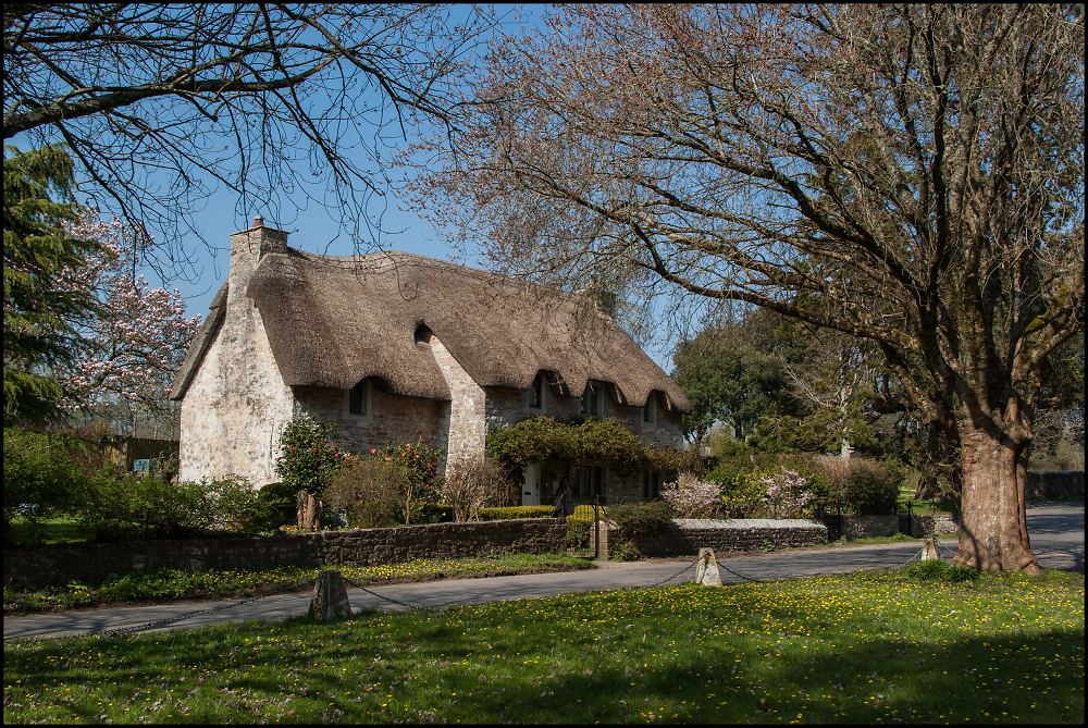 Welsh Thatched Cottage