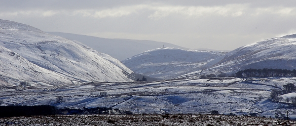 Looking into the Lune Gorge