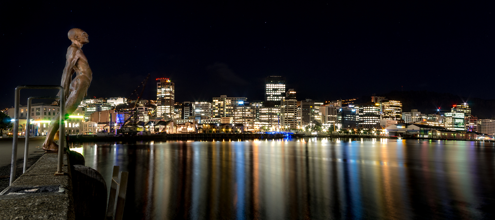 Wellington Waterfront at Night