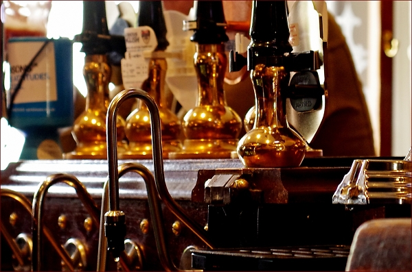 beer pumps