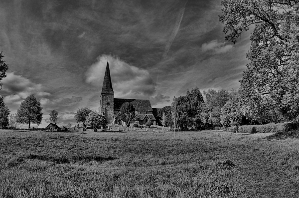 Church on a hill
