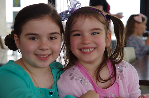 Esme and Tabitha , my grand daughters