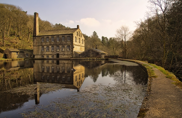 Gibson Mill. Hardcastle Crags