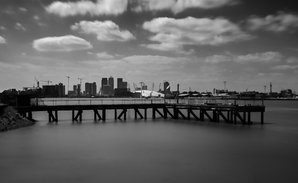 City over Calm Watrs