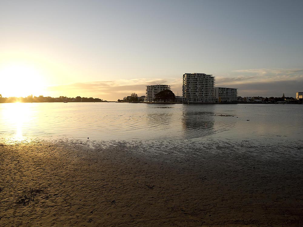 low tide