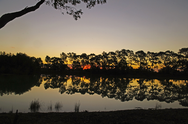 Lake sunset