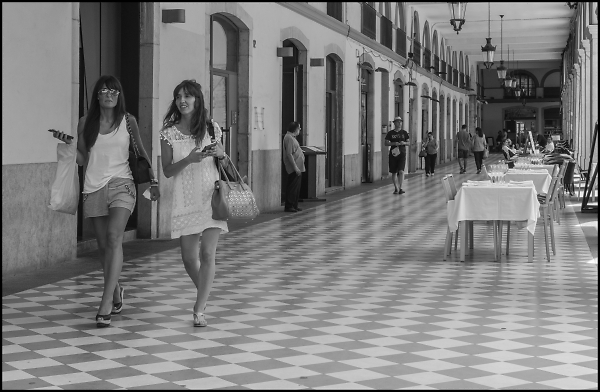 Out Shopping in Girona