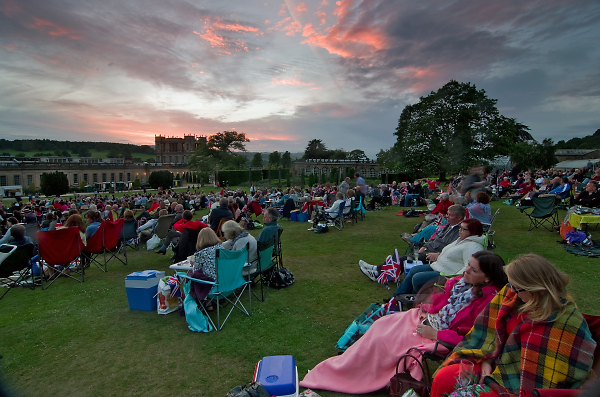 Sunset at Chatworth Proms